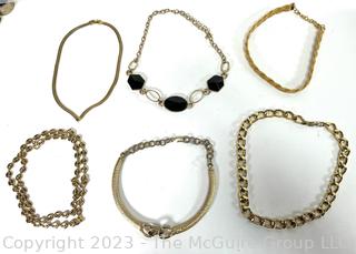 Six (6) Costume Jewelry Necklaces 