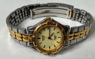 Seiko Sports 50 Two Tone Quartz Analog Ladies Watch