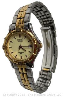 Seiko Sports 50 Two Tone Quartz Analog Ladies Watch