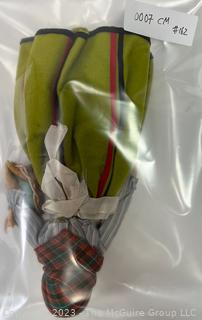 Antique 1930s Composition Souvenir Travel Doll Dressed in Ethnic Costumes - Eastern European.  Was 0007CM 