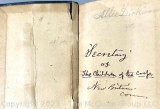 Personal Diary of Allie Dickenson, New Britain, CT.