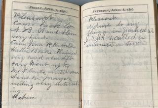 Personal Diary of Allie Dickenson, New Britain, CT.