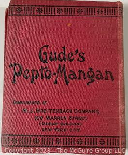 Antique Physicians Daily Memorandum Book 1901 With Writing