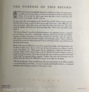 WW II Service Record Album of Edgar Messner