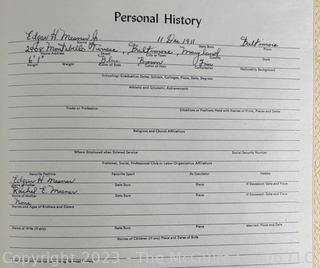 WW II Service Record Album of Edgar Messner