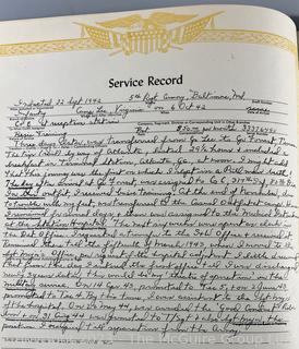 WW II Service Record Album of Edgar Messner