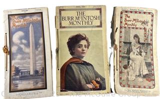 (3) Volumes of Burr McIntosh Magazine