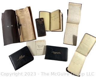 Grouping of Personal Diaries and Autograph Books from 1st Quarter of the 20th C