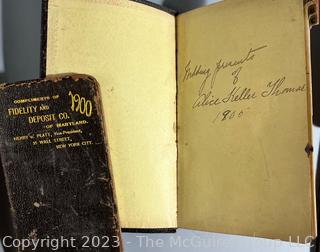 Grouping of Personal Diaries and Autograph Books from 1st Quarter of the 20th C