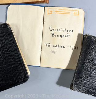 Grouping of Personal Diaries and Autograph Books from 1st Quarter of the 20th C