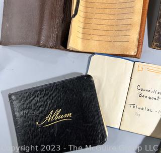 Grouping of Personal Diaries and Autograph Books from 1st Quarter of the 20th C