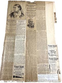 1930's Historical Events Newspaper Clippings