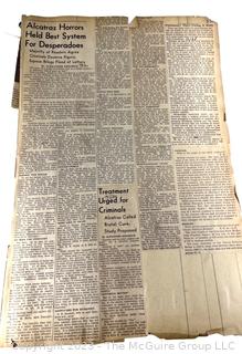 1930's Historical Events Newspaper Clippings