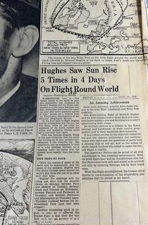 1930's Historical Events Newspaper Clippings