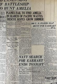 1930's Historical Events Newspaper Clippings