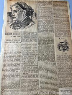 1930's Historical Events Newspaper Clippings