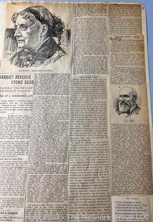 1930's Historical Events Newspaper Clippings