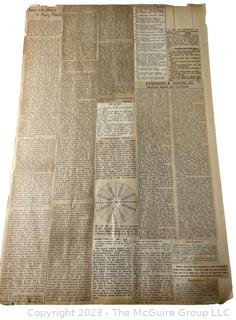 1930's Historical Events Newspaper Clippings