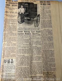 1930's Historical Events Newspaper Clippings