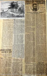 1930's Historical Events Newspaper Clippings