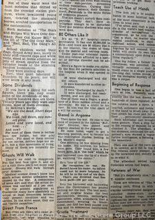 1930's Historical Events Newspaper Clippings