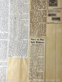 1930's Historical Events Newspaper Clippings