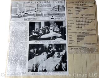 1930's Historical Events Newspaper Clippings