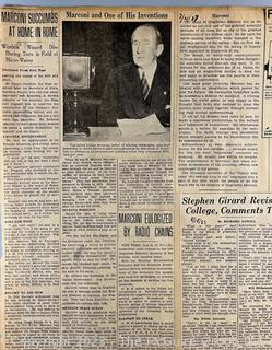 1930's Historical Events Newspaper Clippings