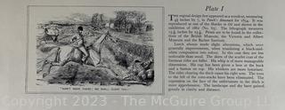 Loose Pages from book titled "The Noble Science - John Leech in the Hunting Field" by Thomas Bodkin. Published in London.  Descriptions of 14 Plates and Color Prints. 10 x 14" See the many photos posted in the photo gallery