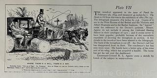 Loose Pages from book titled "The Noble Science - John Leech in the Hunting Field" by Thomas Bodkin. Published in London.  Descriptions of 14 Plates and Color Prints. 10 x 14" See the many photos posted in the photo gallery