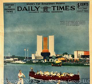 1933 The Chicago Daily Times Special Publication Featuring The Famous "Century Of Progress" Chicago World's Fair