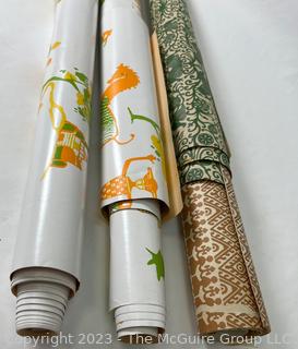 Rolls of Remnant Vintage Wallpaper