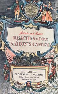 Map: Historic and Scenic Reaches of the Nations Capital. National Geographic 1938