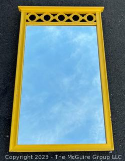 Yellow Wall Mirror.  27" x 40"