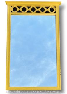 Yellow Wall Mirror.  27" x 40"