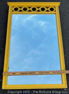 Yellow Wall Mirror.  27" x 40"