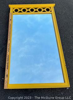 Yellow Wall Mirror.  27" x 40"