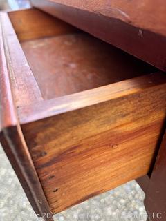 Primitive Maple End Table or Night Stand.  22" x 20" x 30".