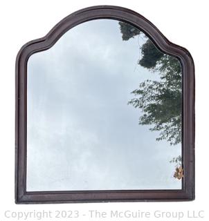 Mahogany Framed Wall Mirror.  33" x 35" 