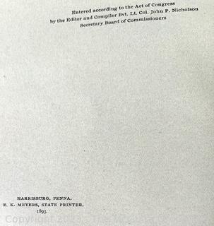 Book: Pennsylvania at Gettysburg Ceremonies at the Dedication of the Monuments Erected by the Commonwealth of Pennsylvania to Mark the Positions of the Pennsylvania Commands Engaged in Battles - Volume II 1893