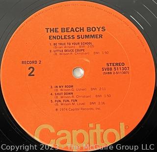 Vinyl Record Album: The Beach Boys Double Vinyl Album, "Endless Summer", Capitol Records 1974.