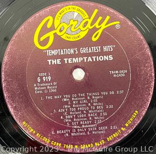 Vinyl Record Album: The Temptations, "The Temptations Greatest Hits", Gordy Records 1966.