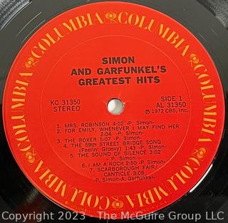 Vinyl Record Album: Simon And Garfunkel, "Simon & Garfunkel's Greatest Hits", Columbia Records 1972.