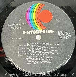 Vinyl Record Album: Isaac Hayes Double Vinyl Album, "Shaft", Enterprise Records 1971.