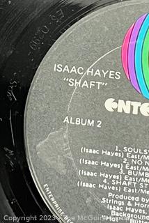 Vinyl Record Album: Isaac Hayes Double Vinyl Album, "Shaft", Enterprise Records 1971.