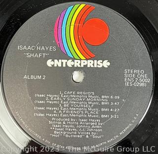 Vinyl Record Album: Isaac Hayes Double Vinyl Album, "Shaft", Enterprise Records 1971.