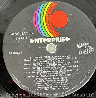 Vinyl Record Album: Isaac Hayes Double Vinyl Album, "Shaft", Enterprise Records 1971.