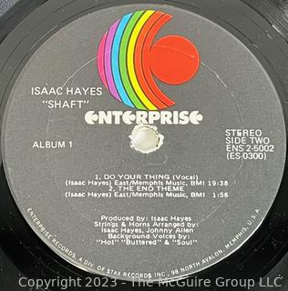 Vinyl Record Album: Isaac Hayes Double Vinyl Album, "Shaft", Enterprise Records 1971.