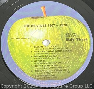 Vinyl Record Album: The Beatles, "The Beatles/1967-1970", (Blue Album) Apple Records 1973. 