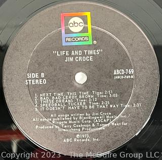 Vinyl Record Album: Jim Croce, "Life And Times", ABC Records 1973